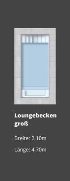 Loungebecken groß